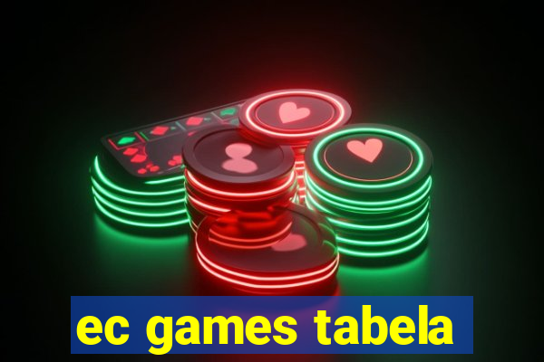 ec games tabela